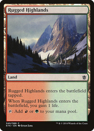 Rugged Highlands [Khans of Tarkir] | Mega City Incorporated