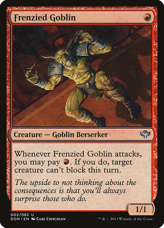 Frenzied Goblin [Duel Decks: Speed vs. Cunning] | Mega City Incorporated