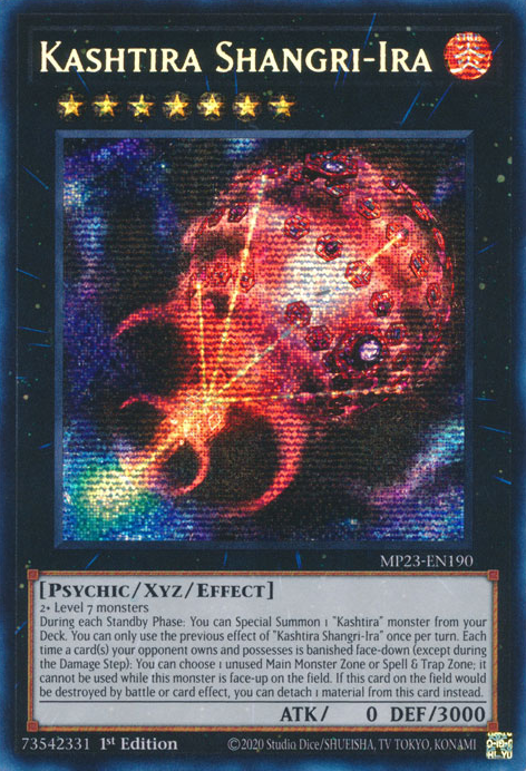 Kashtira Shangri-Ira [MP23-EN190] Prismatic Secret Rare | Mega City Incorporated