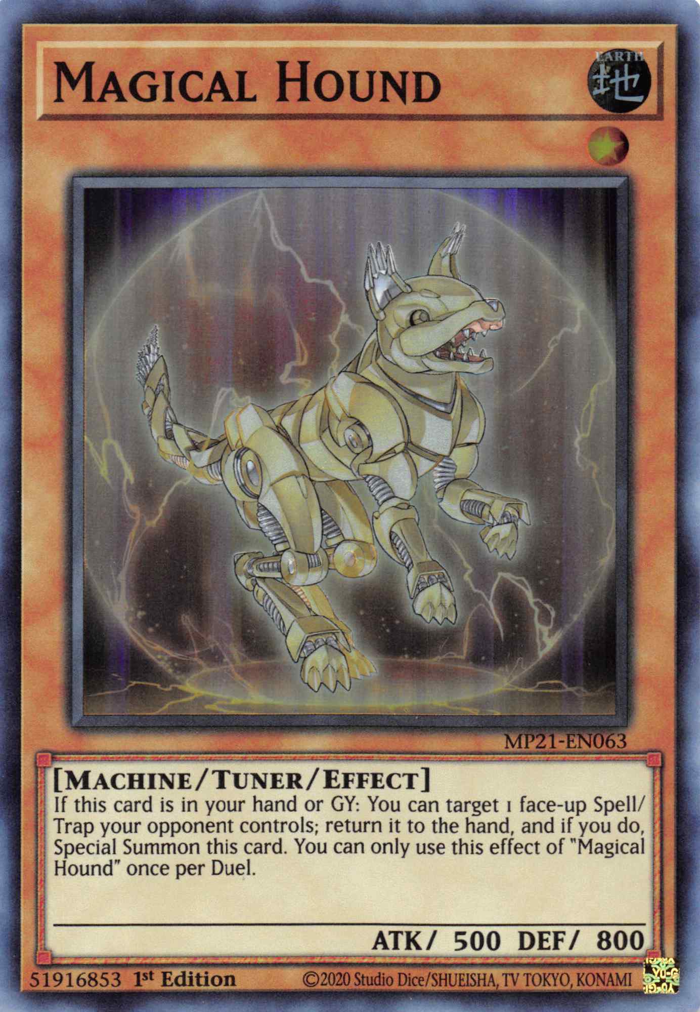 Magical Hound [MP21-EN063] Super Rare | Mega City Incorporated