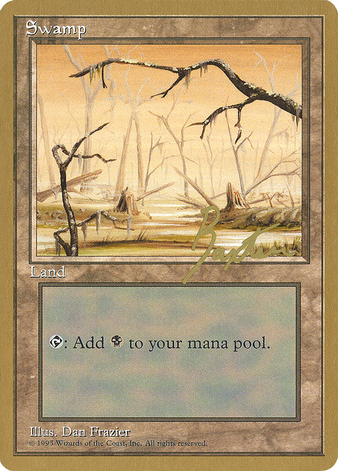 Swamp (gb370) (George Baxter) [Pro Tour Collector Set] | Mega City Incorporated