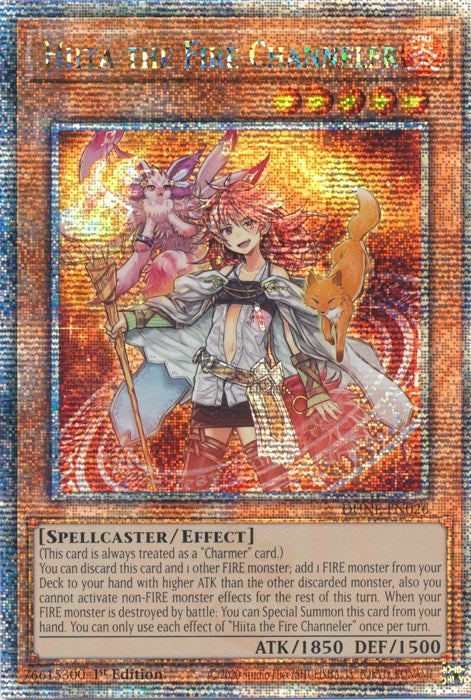 Hiita the Fire Channeler [DUNE-EN026] Quarter Century Secret Rare | Mega City Incorporated