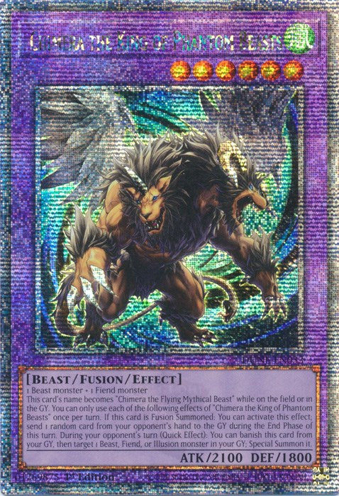 Chimera the King of Phantom Beasts [DUNE-EN033] Quarter Century Secret Rare | Mega City Incorporated