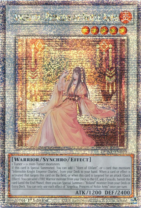 Angelica, Princess of Noble Arms [DUNE-EN040] Quarter Century Secret Rare | Mega City Incorporated