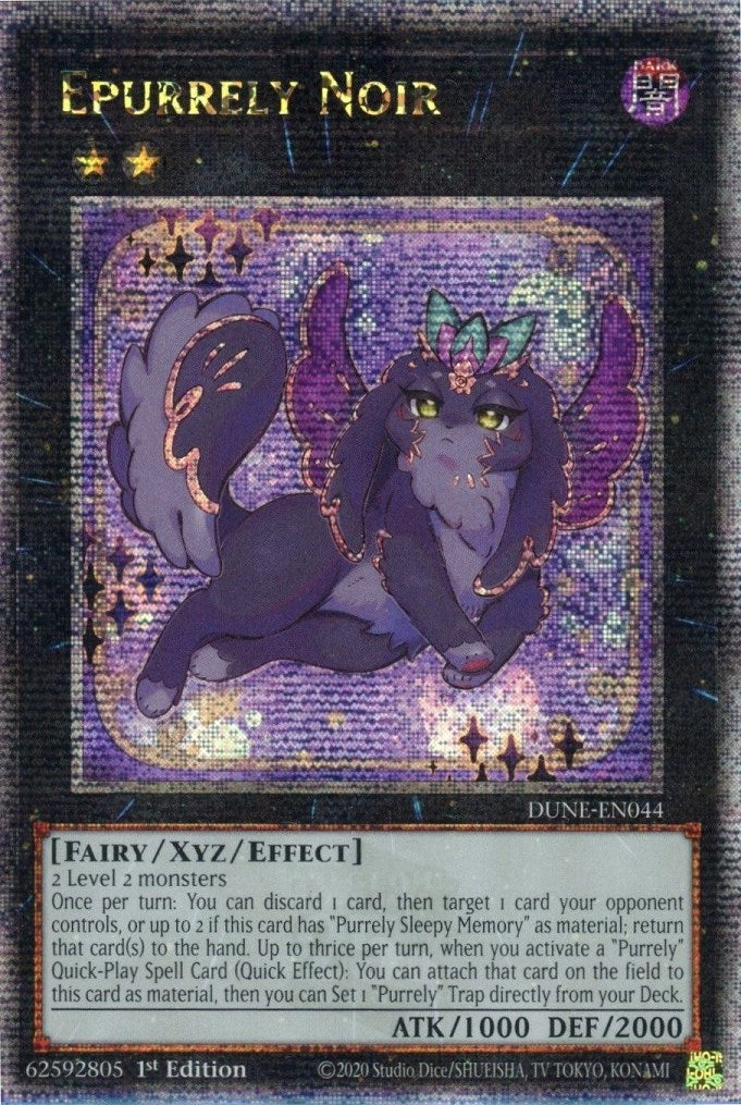 Epurrely Noir [DUNE-EN044] Quarter Century Secret Rare | Mega City Incorporated