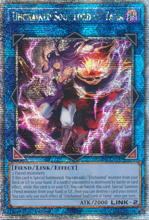 Unchained Soul Lord of Yama [DUNE-EN049] Quarter Century Secret Rare | Mega City Incorporated