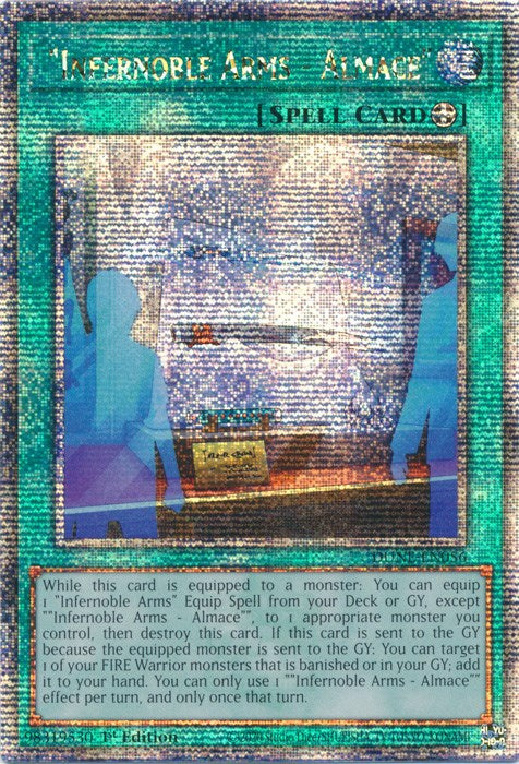 "Infernoble Arms - Almace" [DUNE-EN056] Quarter Century Secret Rare | Mega City Incorporated