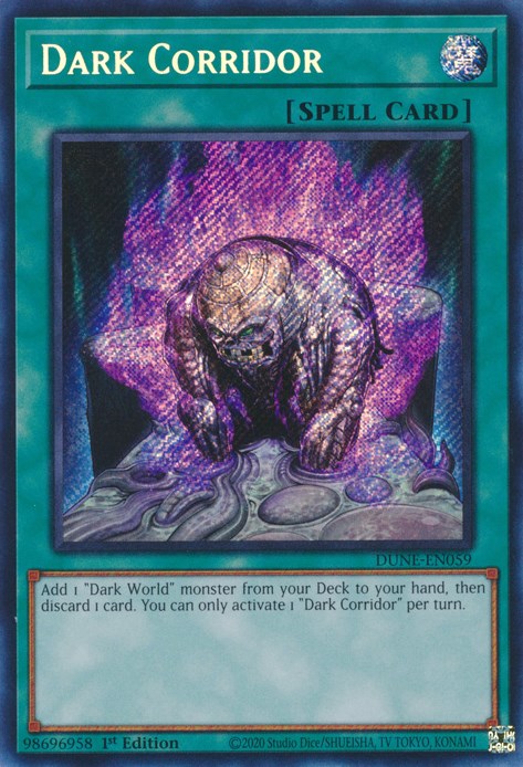 Dark Corridor [DUNE-EN059] Secret Rare | Mega City Incorporated