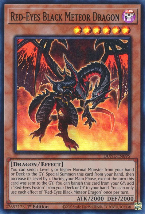 Red-Eyes Black Meteor Dragon [DUNE-EN095] Super Rare | Mega City Incorporated