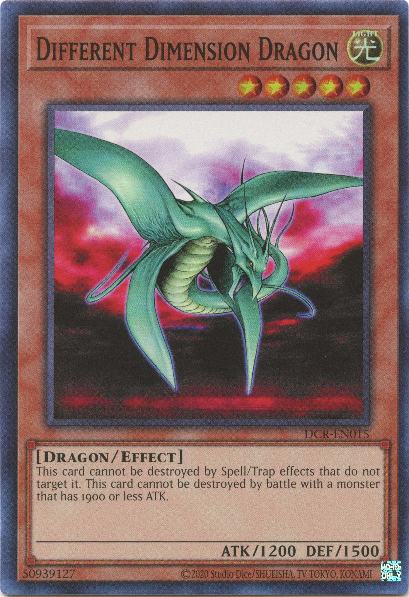 Different Dimension Dragon (25th Anniversary) [DCR-EN015] Super Rare | Mega City Incorporated