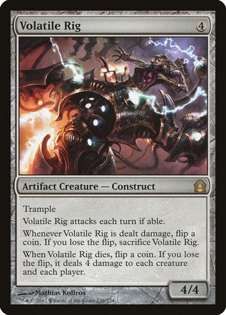 Volatile Rig [Return to Ravnica] | Mega City Incorporated