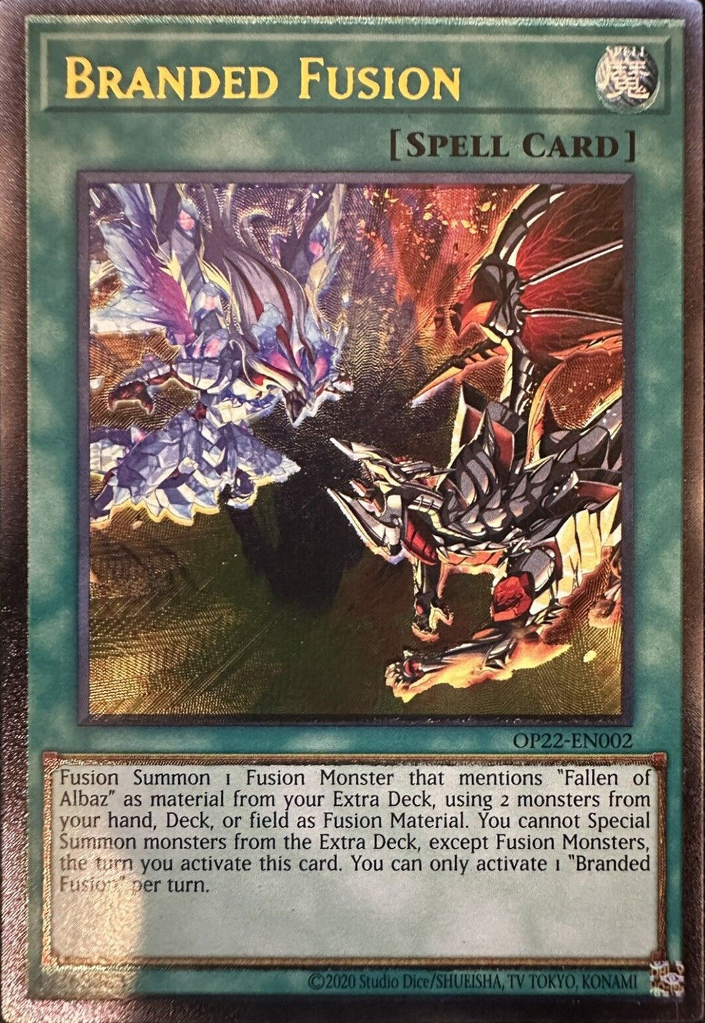 Branded Fusion [OP22-EN002] Ultimate Rare | Mega City Incorporated