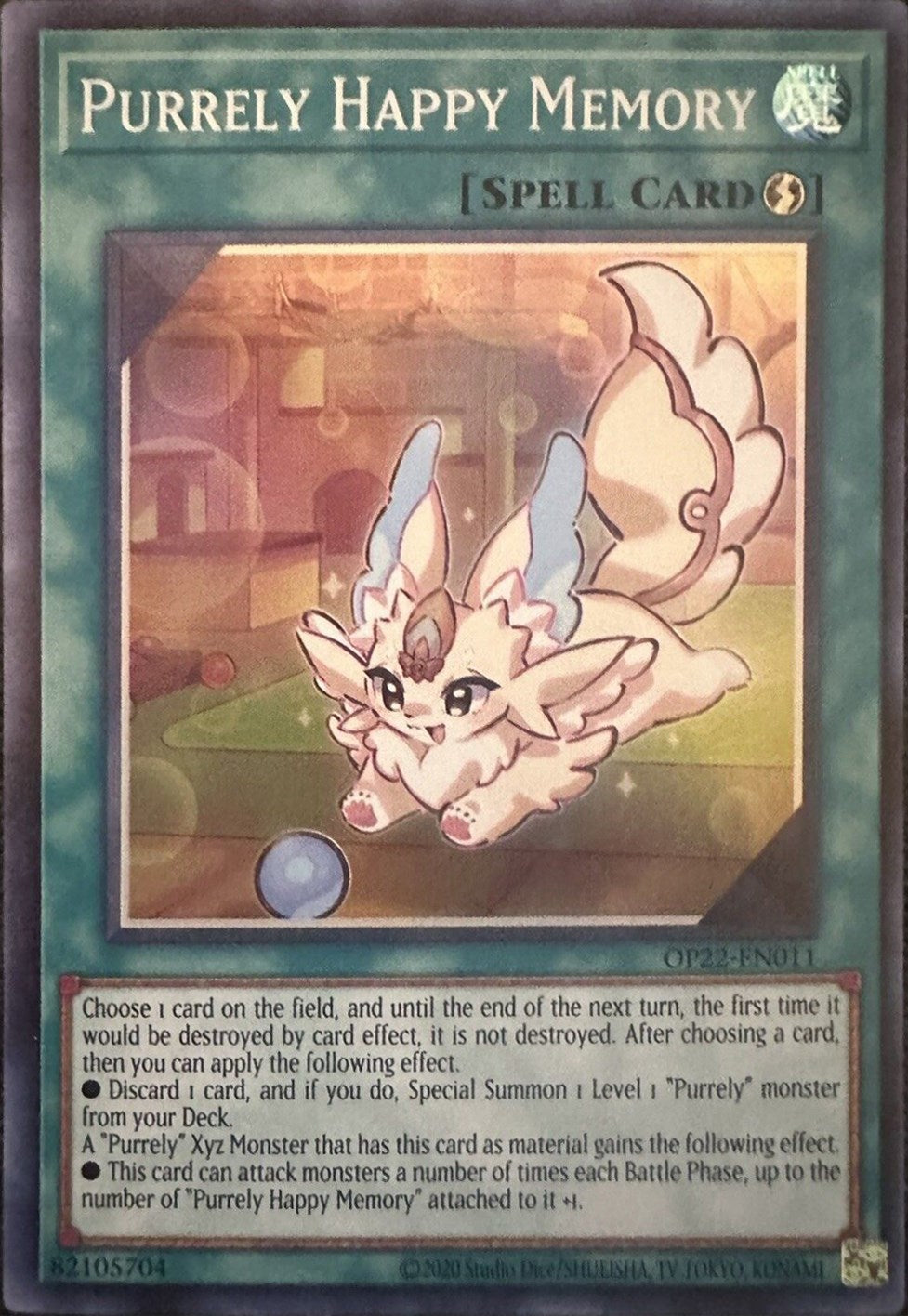 Purrely Happy Memory [OP22-EN011] Super Rare | Mega City Incorporated