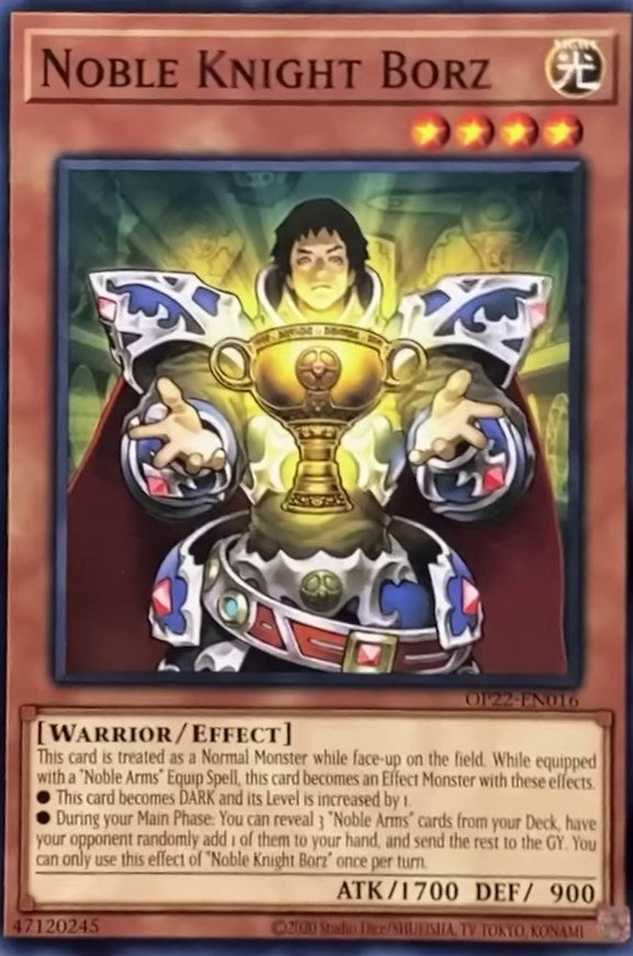 Noble Knight Borz [OP22-EN016] Common | Mega City Incorporated