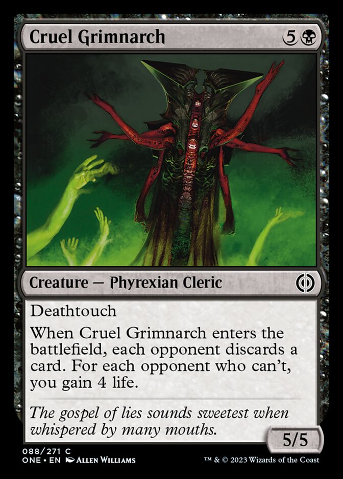 Cruel Grimnarch [Phyrexia: All Will Be One] | Mega City Incorporated