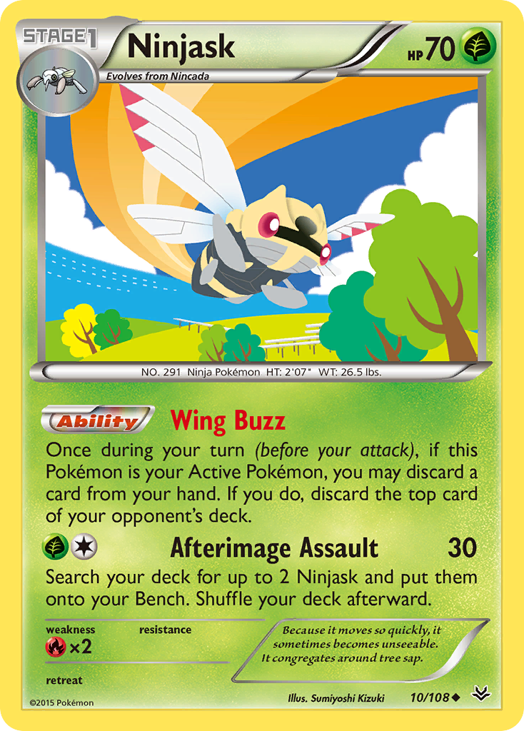 Ninjask (10/108) [XY: Roaring Skies] | Mega City Incorporated