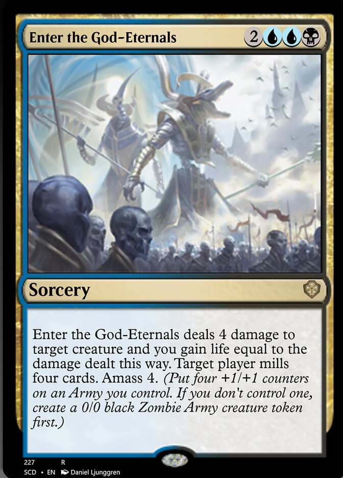 Enter the God-Eternals [Starter Commander Decks] | Mega City Incorporated