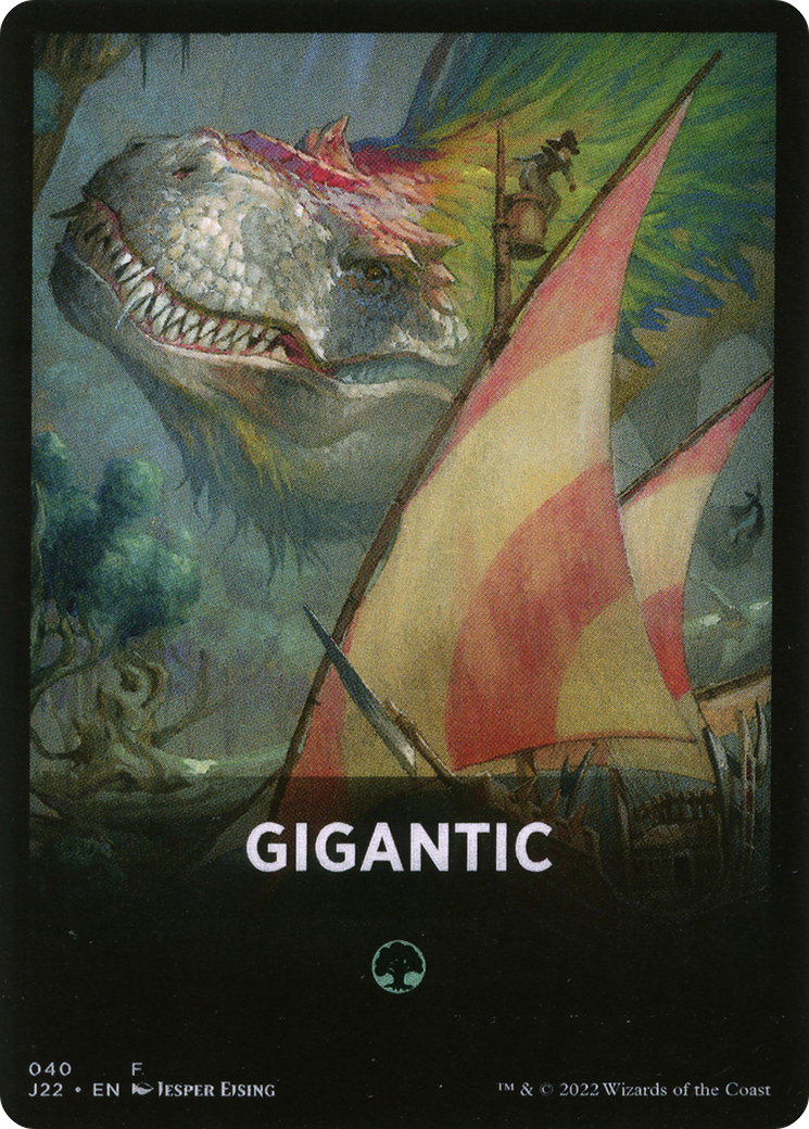 Gigantic Theme Card [Jumpstart 2022 Front Cards] | Mega City Incorporated