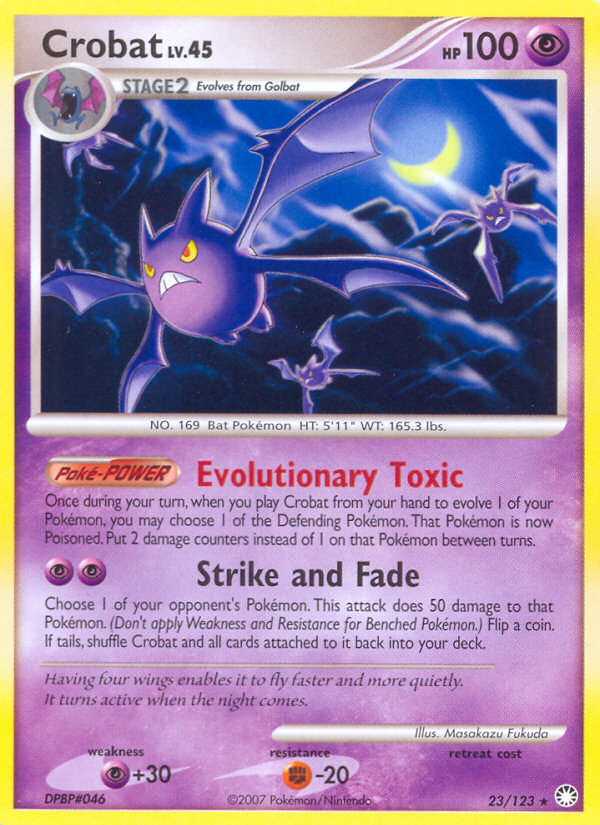 Crobat (23/123) [Diamond & Pearl: Mysterious Treasures] | Mega City Incorporated