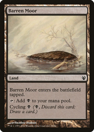 Barren Moor [Duel Decks: Izzet vs. Golgari] | Mega City Incorporated