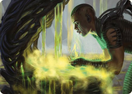 Necrogen Communion Art Card [Phyrexia: All Will Be One Art Series] | Mega City Incorporated