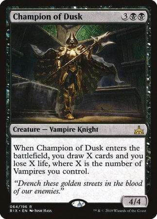 Champion of Dusk [Rivals of Ixalan] | Mega City Incorporated