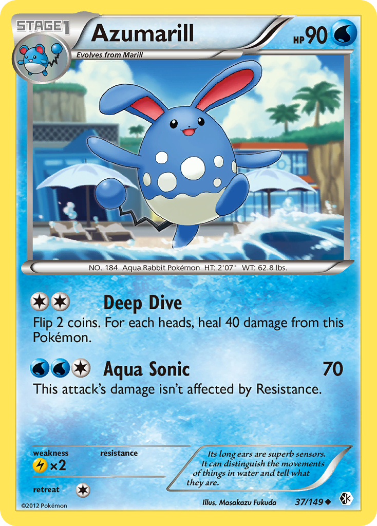 Azumarill (37/149) [Black & White: Boundaries Crossed] | Mega City Incorporated