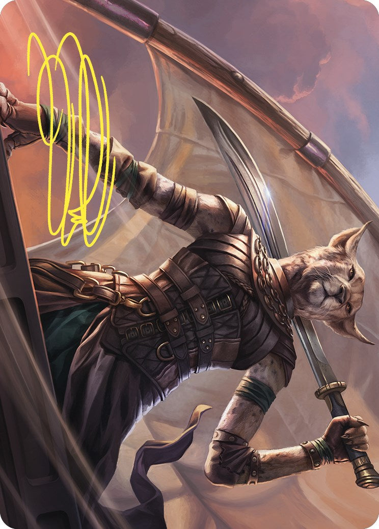 Mirri, Weatherlight Duelist Art Card (Gold-Stamped Signature) [Commander Masters Art Series] | Mega City Incorporated