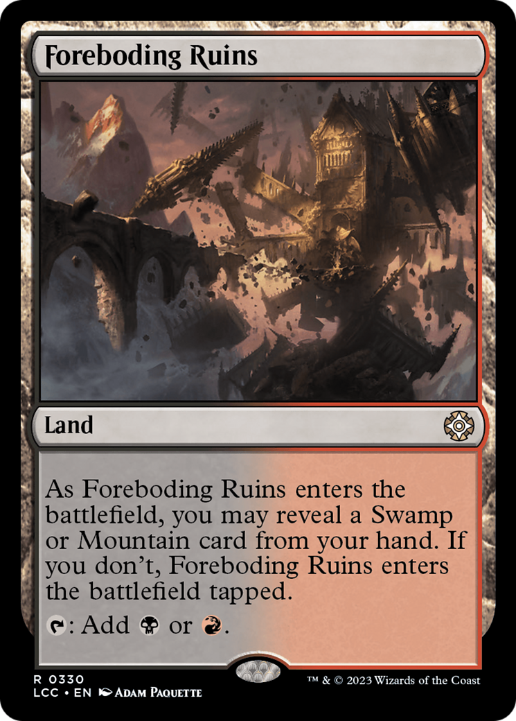 Foreboding Ruins [The Lost Caverns of Ixalan Commander] | Mega City Incorporated