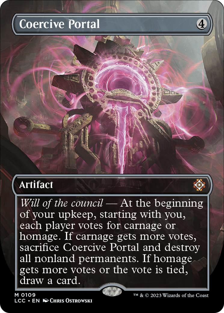 Coercive Portal (Borderless) [The Lost Caverns of Ixalan Commander] | Mega City Incorporated