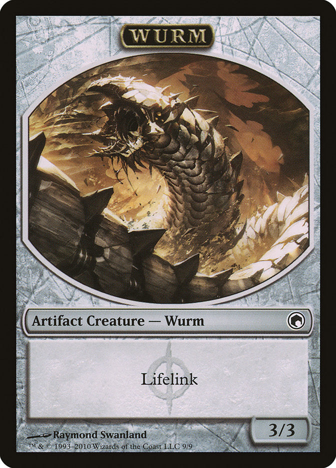 Wurm (Lifelink) [Scars of Mirrodin Tokens] | Mega City Incorporated