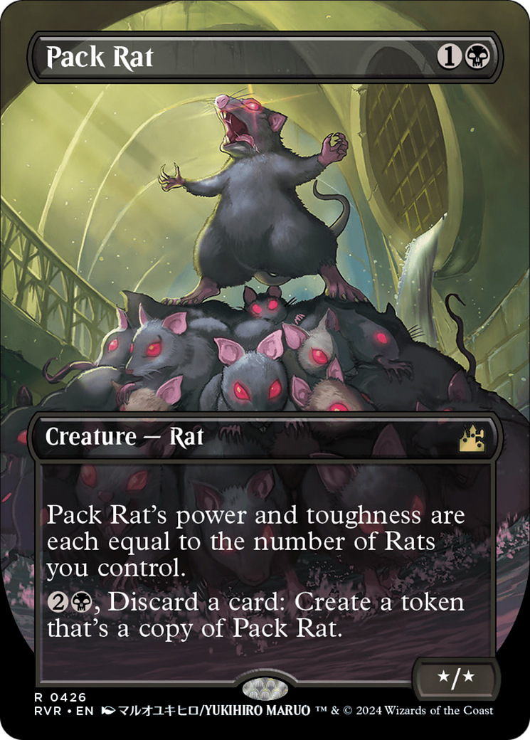 Pack Rat (Anime Borderless) [Ravnica Remastered] | Mega City Incorporated