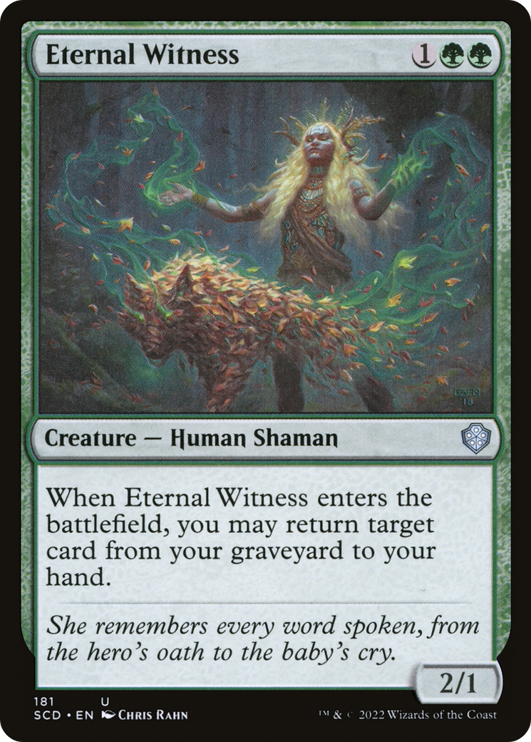 Eternal Witness [Starter Commander Decks] | Mega City Incorporated