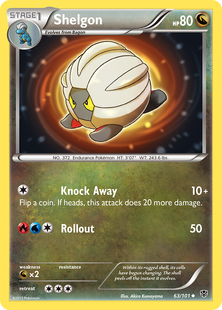 Shelgon (63/101) [Black & White: Plasma Blast] | Mega City Incorporated