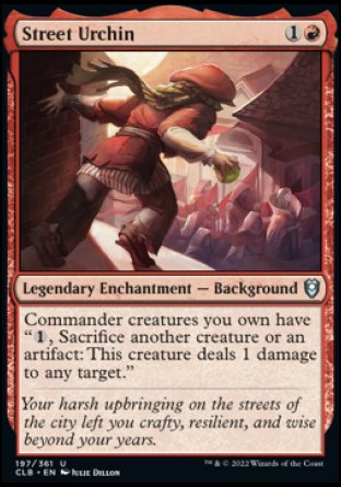 Street Urchin [Commander Legends: Battle for Baldur's Gate] | Mega City Incorporated