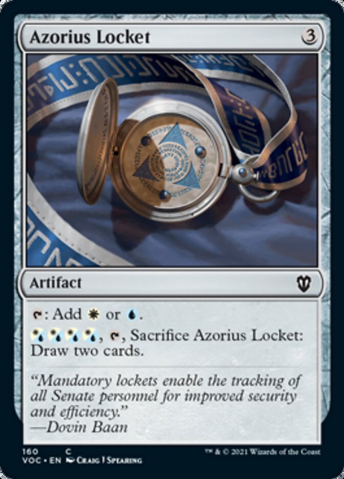 Azorius Locket [Innistrad: Crimson Vow Commander] | Mega City Incorporated