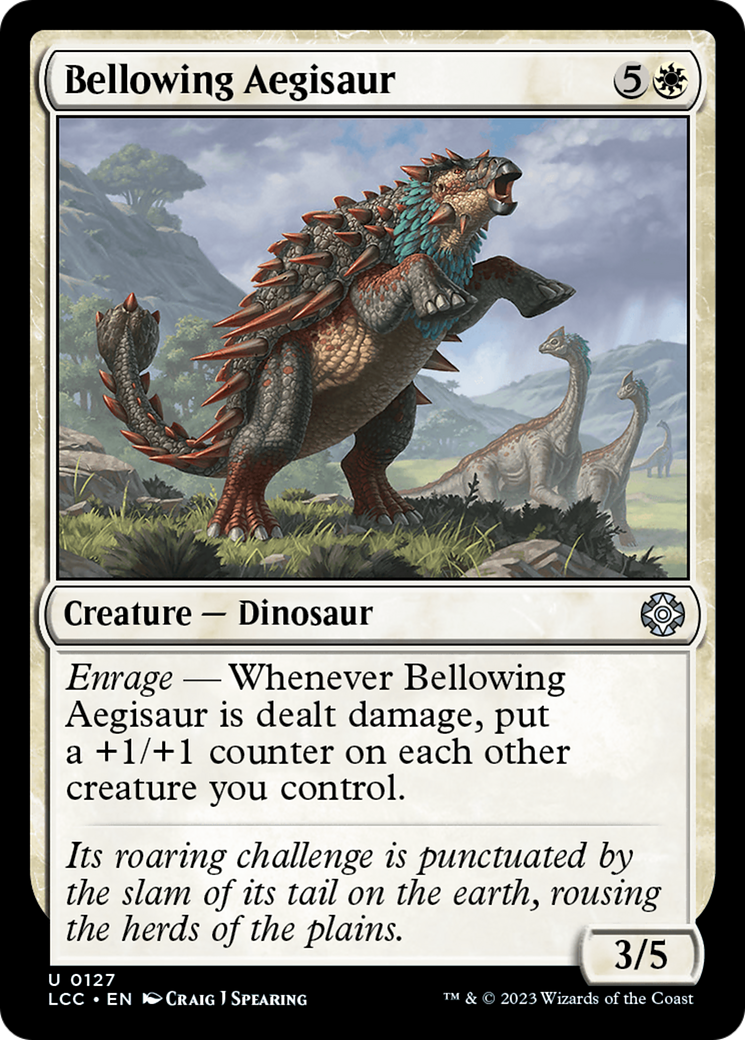 Bellowing Aegisaur [The Lost Caverns of Ixalan Commander] | Mega City Incorporated