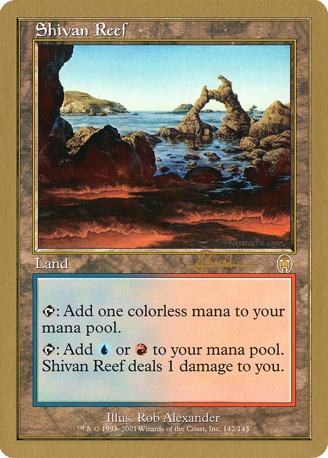 Shivan Reef (Antoine Ruel) [World Championship Decks 2001] | Mega City Incorporated