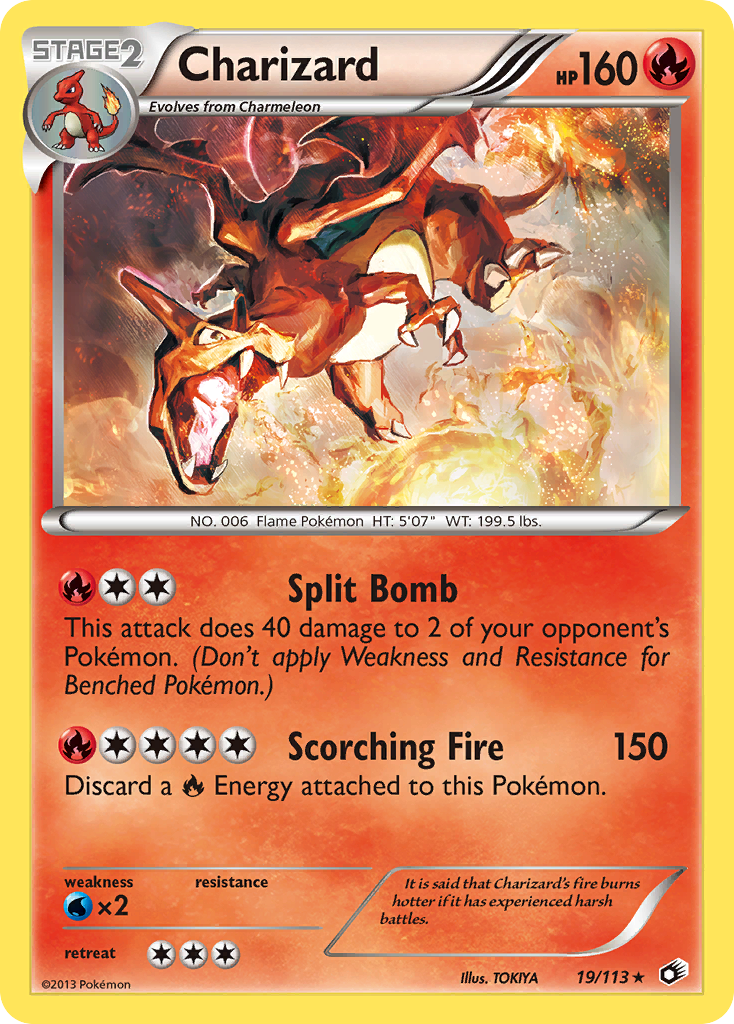 Charizard (19/113) [Black & White: Legendary Treasures] | Mega City Incorporated