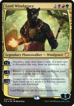 Lord Windgrace (Commander 2018) [Commander 2018 Oversized] | Mega City Incorporated