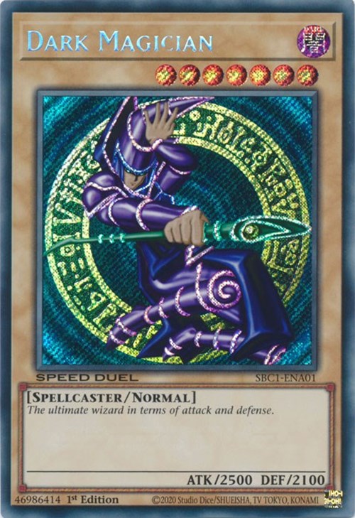 Dark Magician [SBC1-ENA01] Secret Rare | Mega City Incorporated