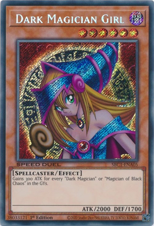 Dark Magician Girl [SBC1-ENA05] Secret Rare | Mega City Incorporated