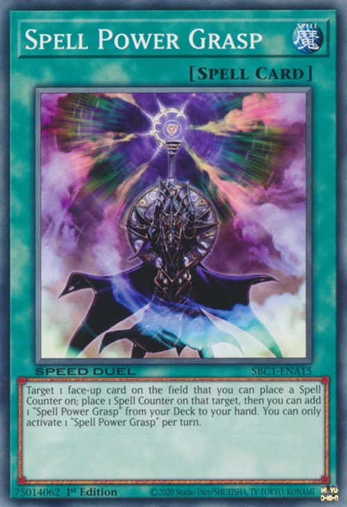 Spell Power Grasp [SBC1-ENA15] Common | Mega City Incorporated