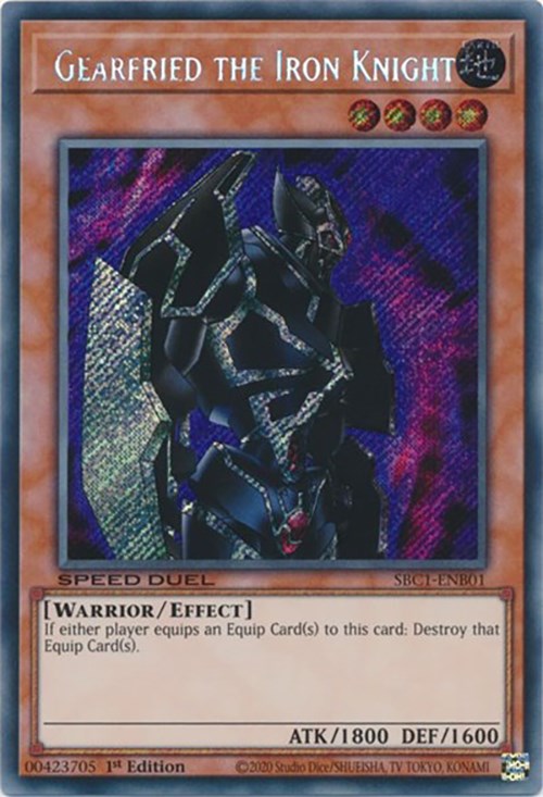 Gearfried the Iron Knight [SBC1-ENB01] Secret Rare | Mega City Incorporated