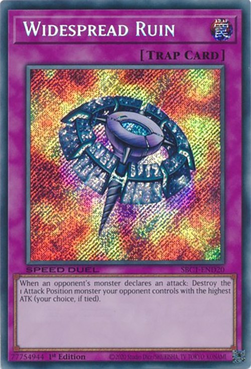 Widespread Ruin [SBC1-END20] Secret Rare | Mega City Incorporated
