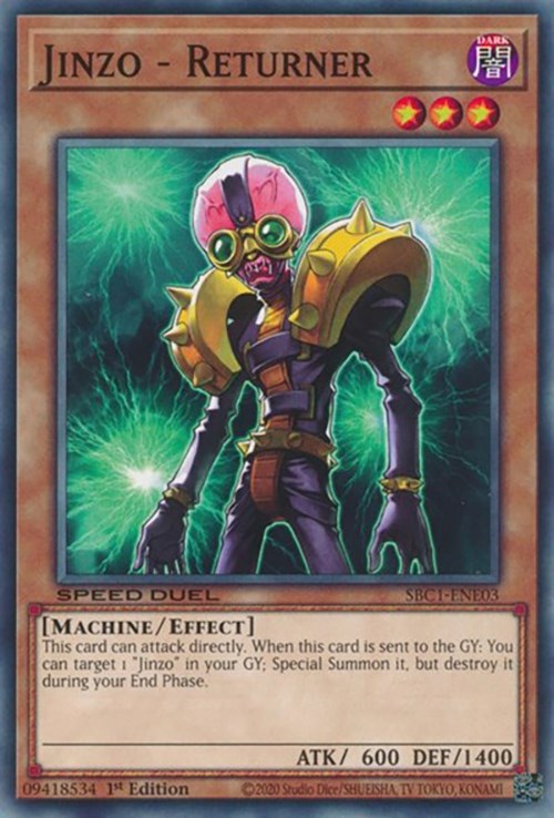 Jinzo - Returner [SBC1-ENE03] Common | Mega City Incorporated