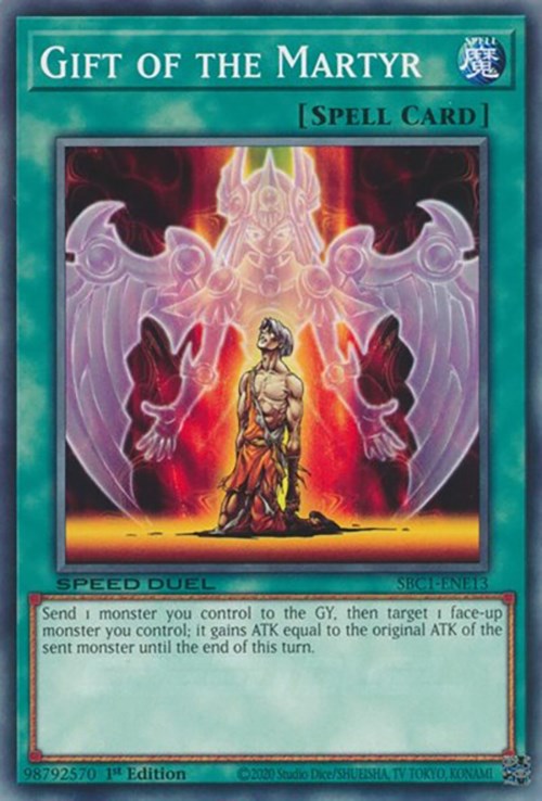Gift of the Martyr [SBC1-ENE13] Common | Mega City Incorporated