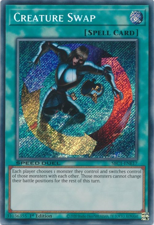 Creature Swap [SBC1-ENE17] Secret Rare | Mega City Incorporated