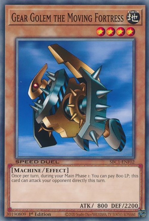 Gear Golem the Moving Fortress [SBC1-ENF02] Common | Mega City Incorporated