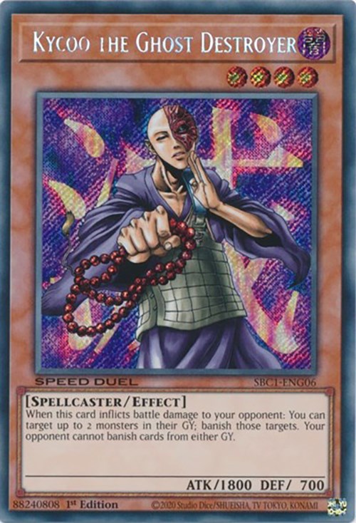 Kycoo the Ghost Destroyer [SBC1-ENG06] Secret Rare | Mega City Incorporated